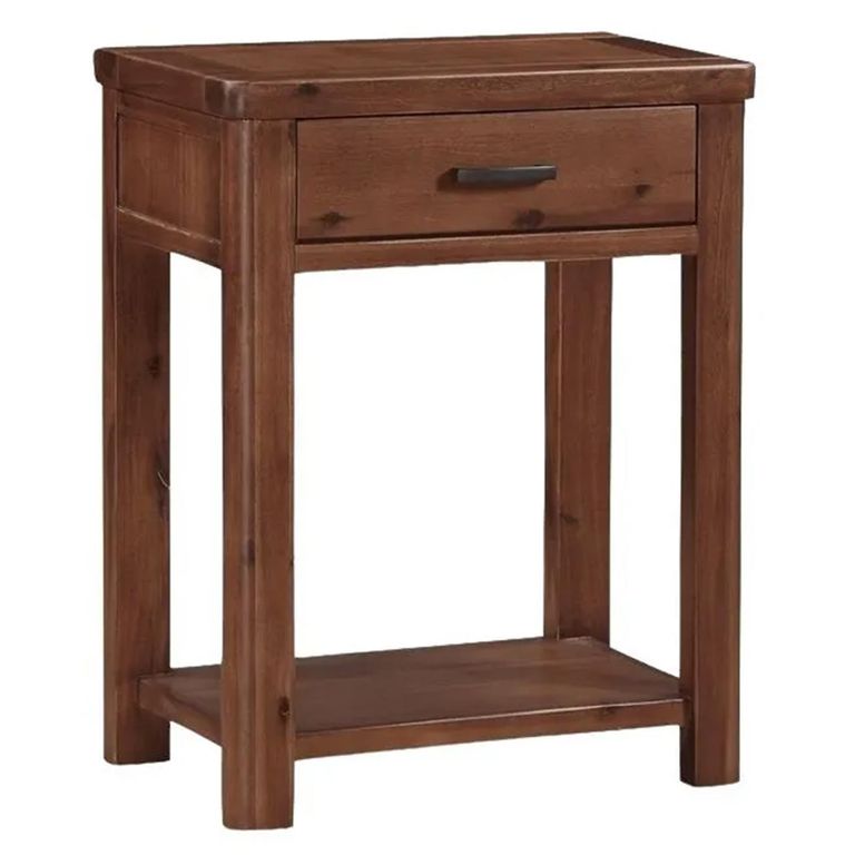 Andorra Console Table - 1 Drawer - Dark Acacia