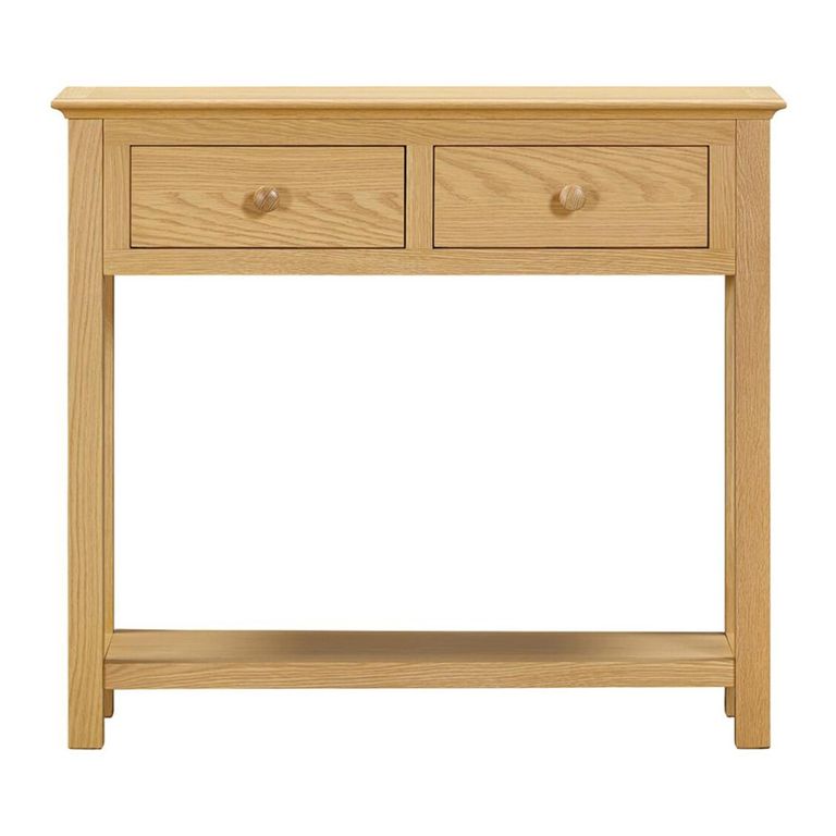 Arlington Console Table - 2 Drawer - Oak