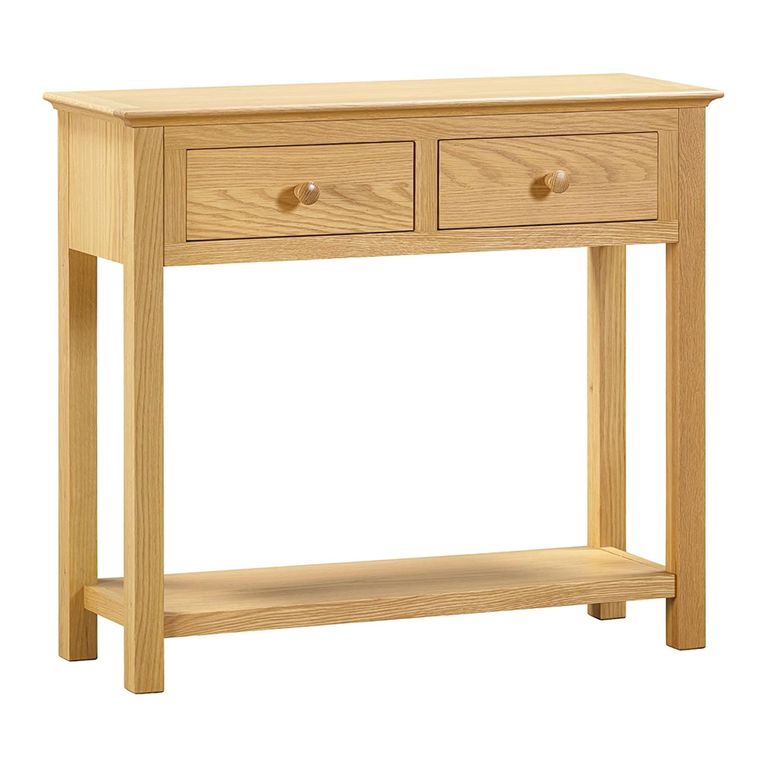Arlington Console Table - 2 Drawer - Oak
