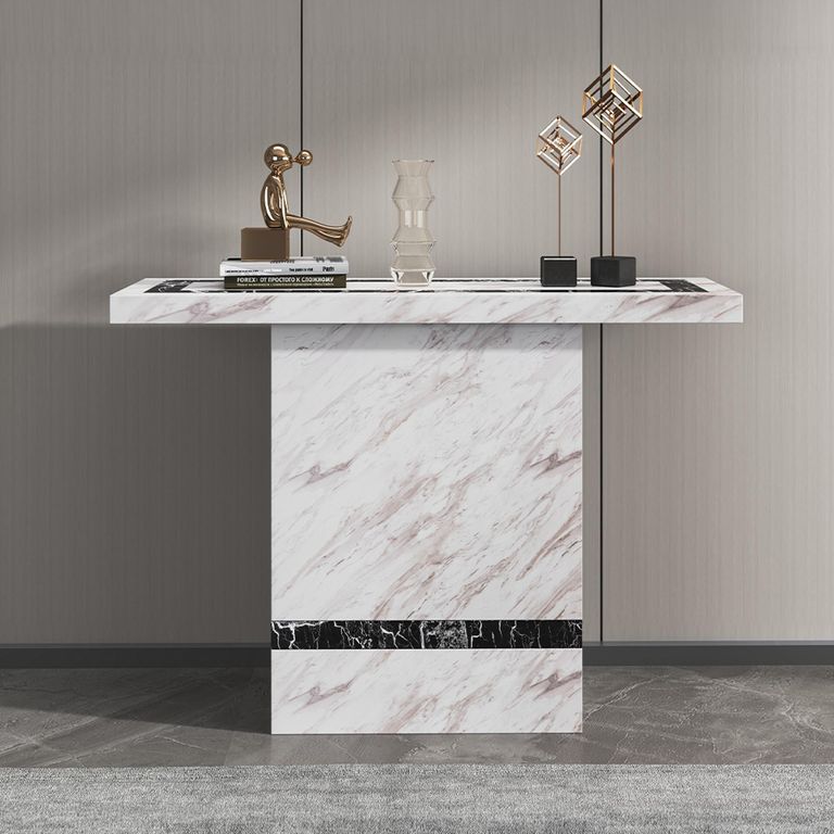 Rome Beige Marble Console Table