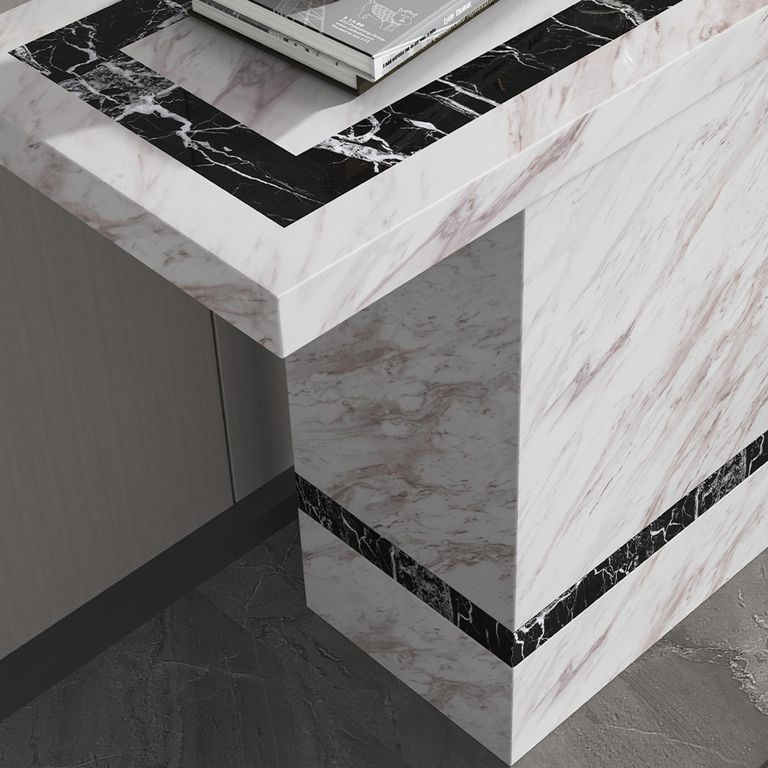 Rome Beige Marble Console Table