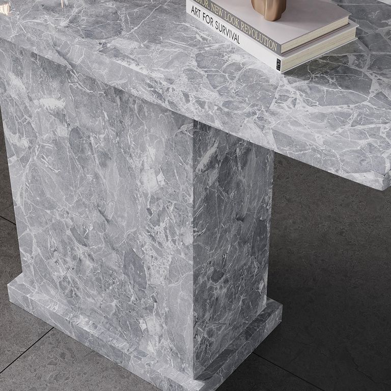 Turin Console Table - Grey Marble