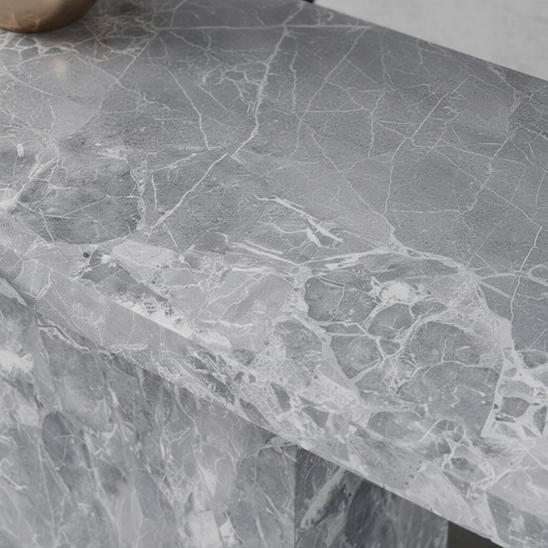 Turin Console Table - Grey Marble