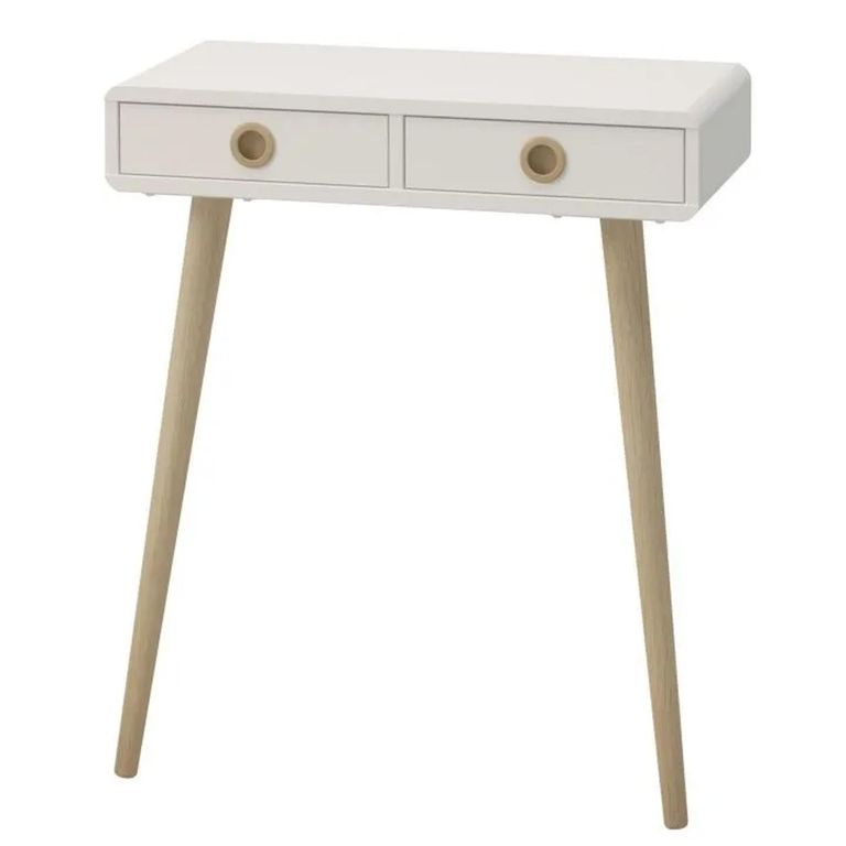 Clearance - Softline Console Table - 2 Drawer - Off White - A514