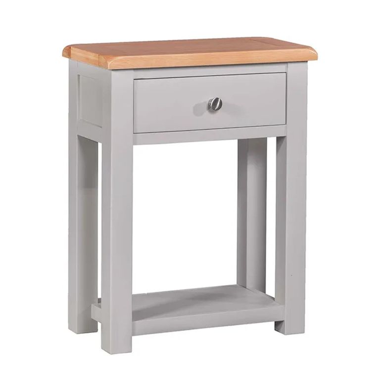Clearance - Diamond Hall Table - 1 Drawer - Grey - Painted - FSS16603