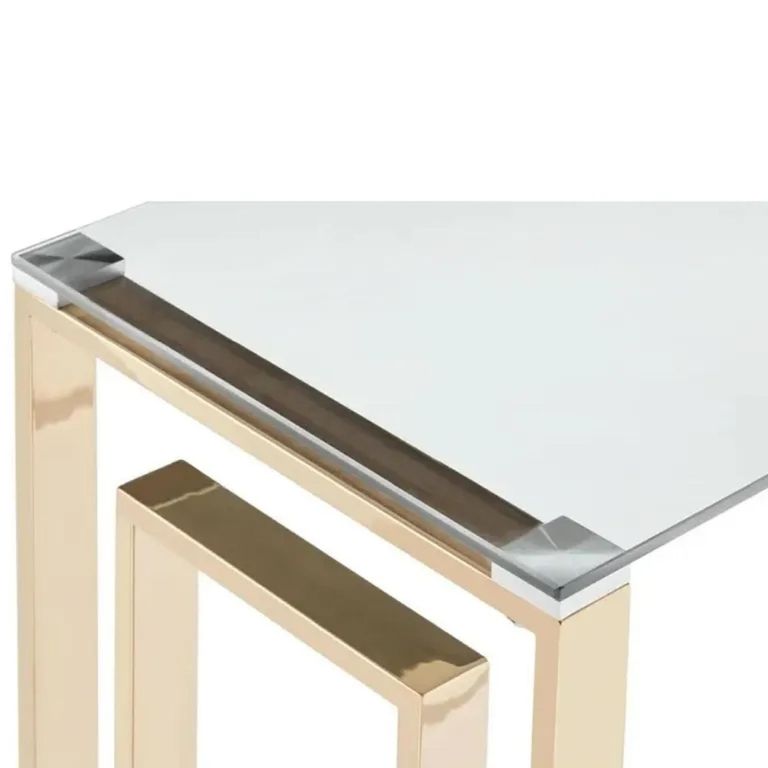 Clearance - Allure Console Table - Glass - Gold Base - FSS16549