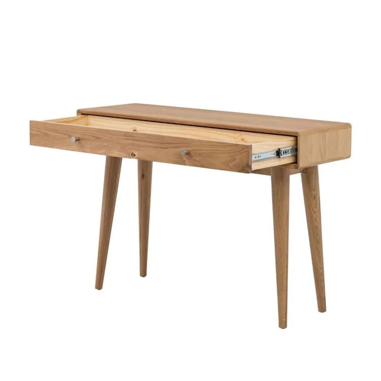 Jenson Oak Console Table - 1 Drawer