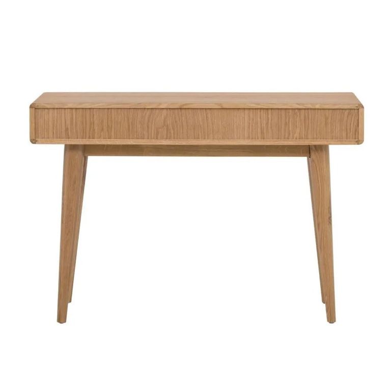 Jenson Oak Console Table - 1 Drawer