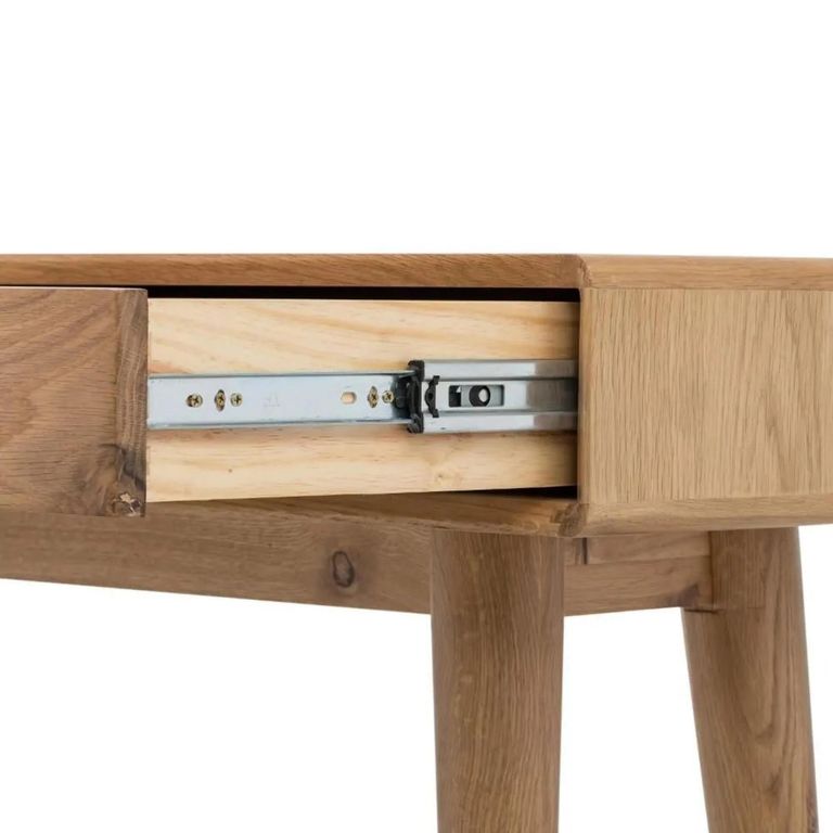 Jenson Oak Console Table - 1 Drawer