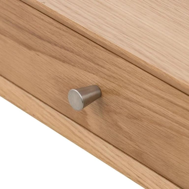 Jenson Oak Console Table - 1 Drawer
