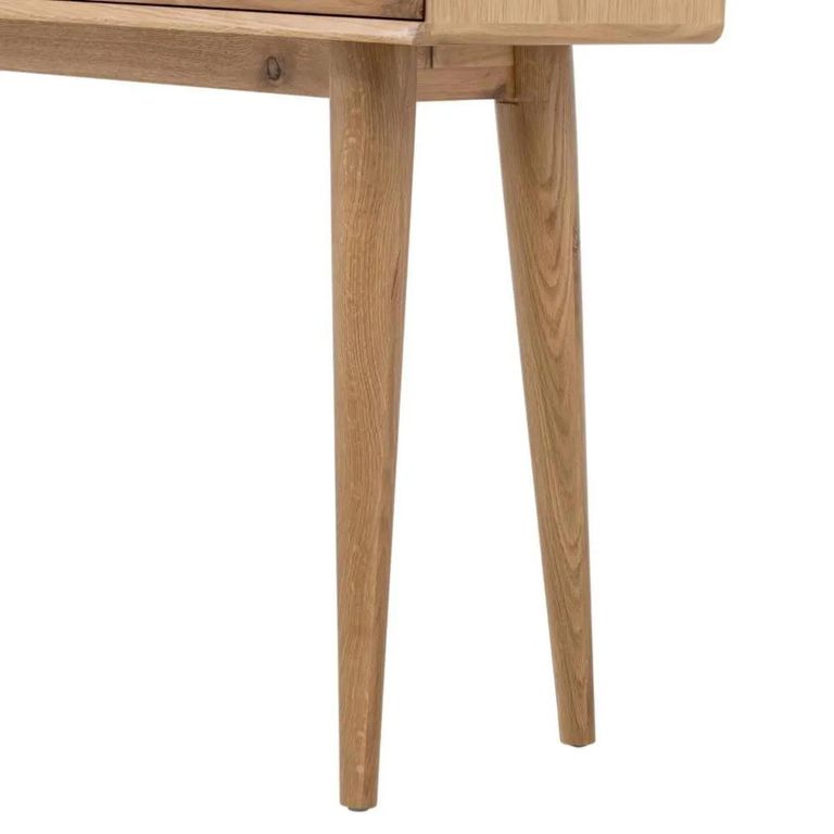 Jenson Oak Console Table - 1 Drawer