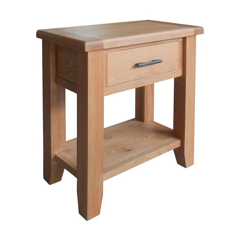 Hampshire Oak Console Table - 1 Drawer