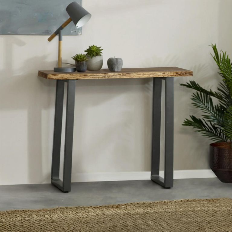 Baltic Console Table - Live Edge - Solid Acacia Wood