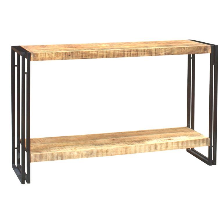 Cosmo Console Table - Industrial Style - Wooden and Metal