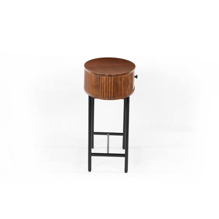 Panama Acacia Wood Console Table - 1 Drawer