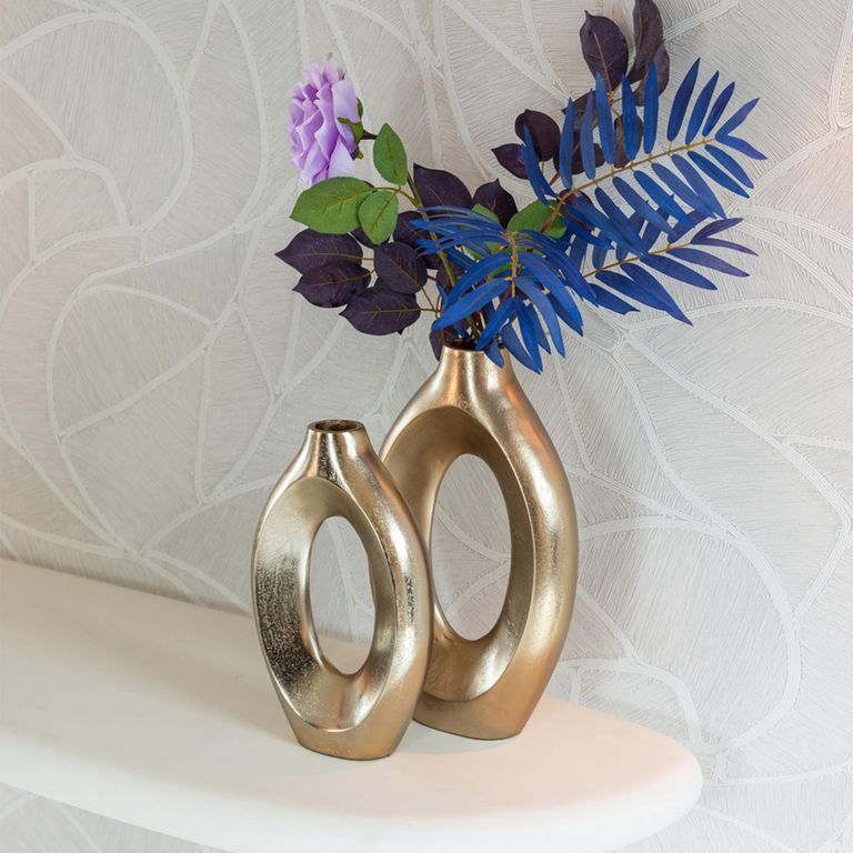 Bloomstone White Lime Plaster Curved Console Table