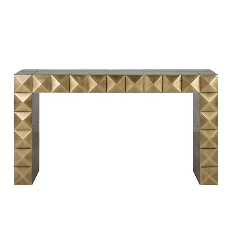 Collada Brass Cladded Console Table