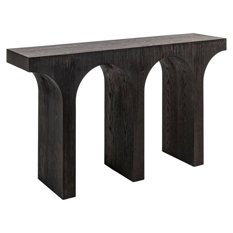 Ashford Console Table - Dark Brown - Oak