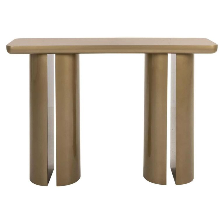 Whisker Curved Console Table - Gold