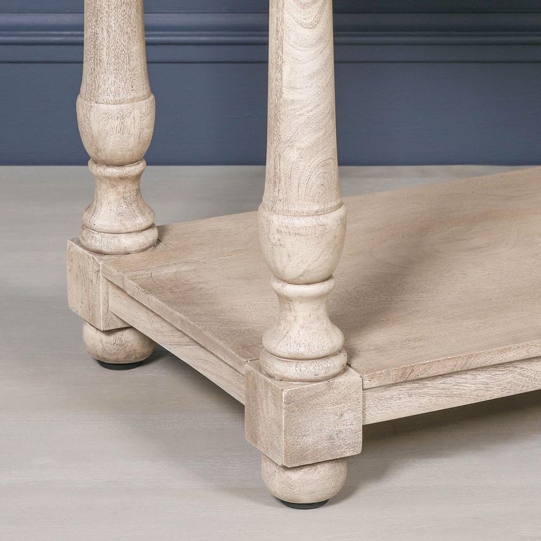 Acacia Wood Console Table - 1 Drawer