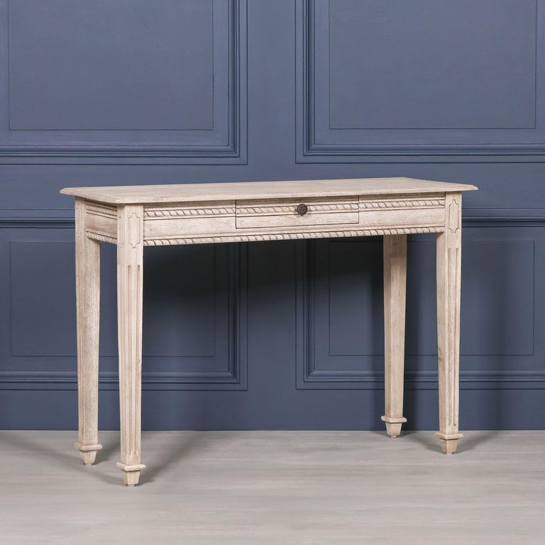 Acacia Wood Hall Table - 1 Drawer