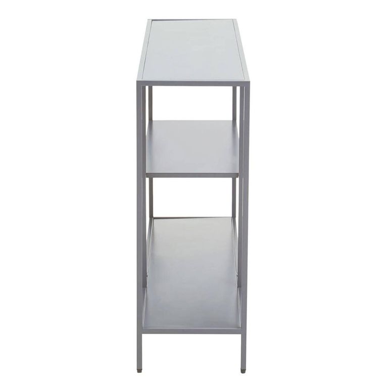 Acero Metal Console Table - Grey