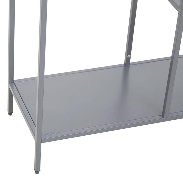 Acero Metal Console Table - Grey