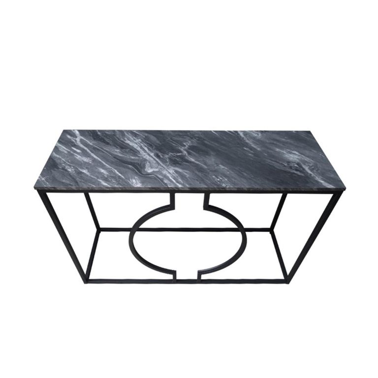 Alora Console Table - Marble Effect and Metal
