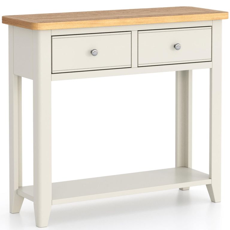 Arden Grey Painted 2 Drawer Console Table