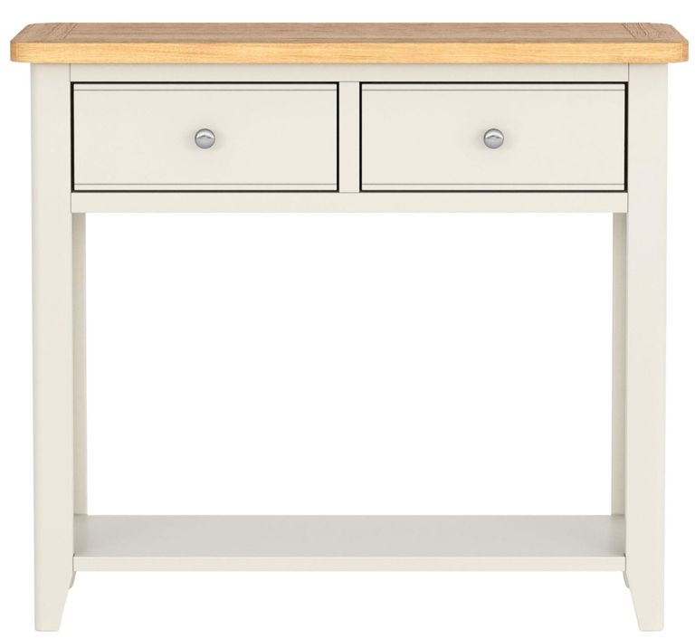 Arden Grey Painted 2 Drawer Console Table