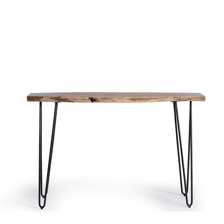 Avellino Console Table - Solid Acacia - Hairpin Legs