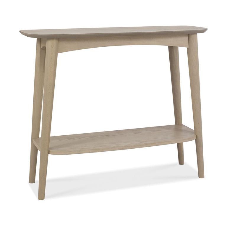 Dansk Scandi Oak Console Table - 1 Shelf