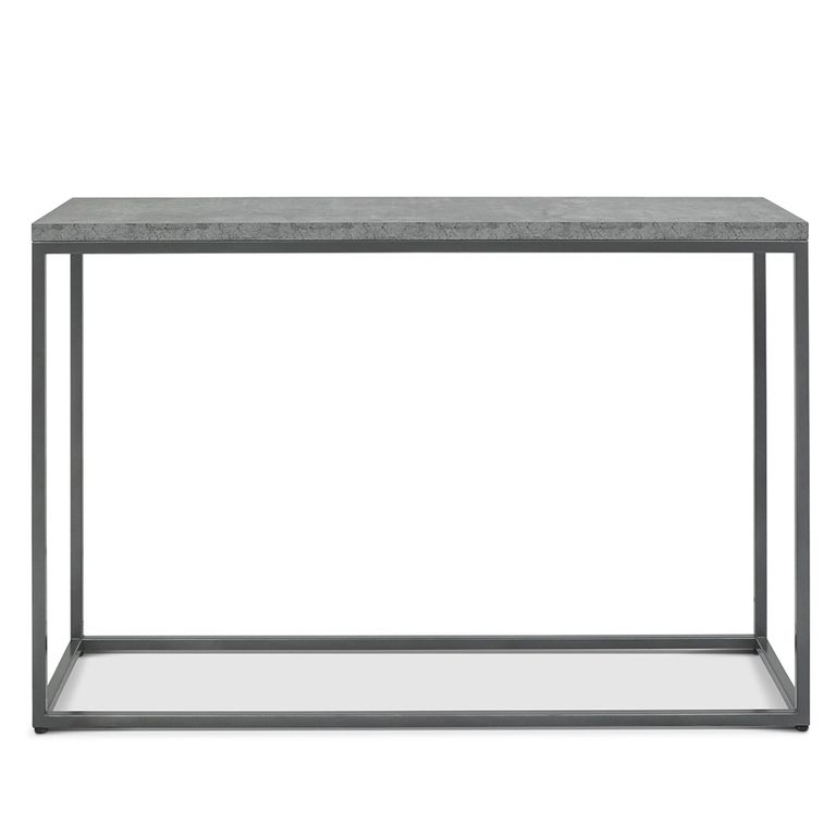 Renzo Zinc & Dark Grey Console Table