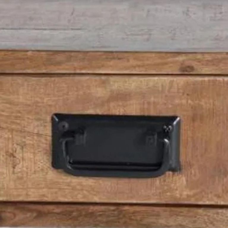 Bergamo Console Table - Industrial Style - Mango Wood - 2 Drawer