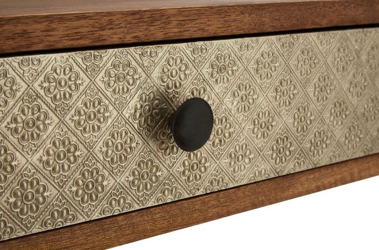 Boho Console Table - 2 Drawer - Mango Wood