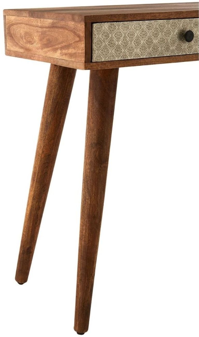 Boho Console Table - 2 Drawer - Mango Wood