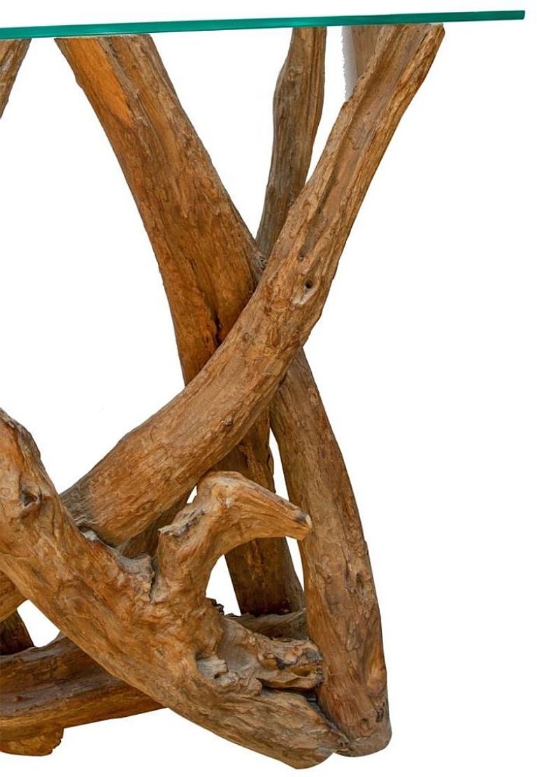 Branchwood Console Table - Glass Top