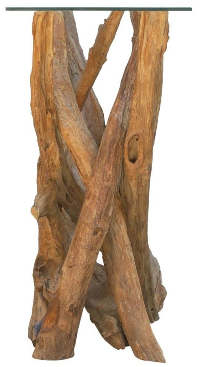 Branchwood Console Table - Glass Top