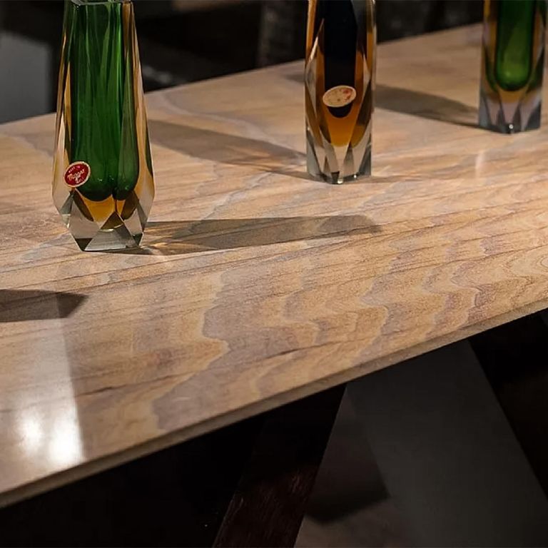 Butterfly Occasional Table - Marble with Wooden Base - Variation Available