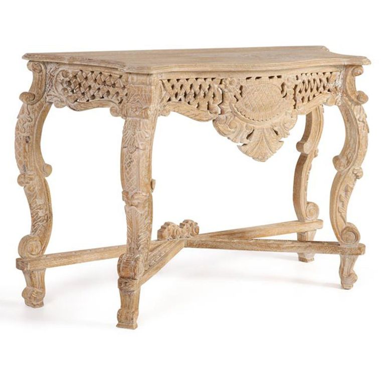 Cagliari Console Table - Carved Mango Wood