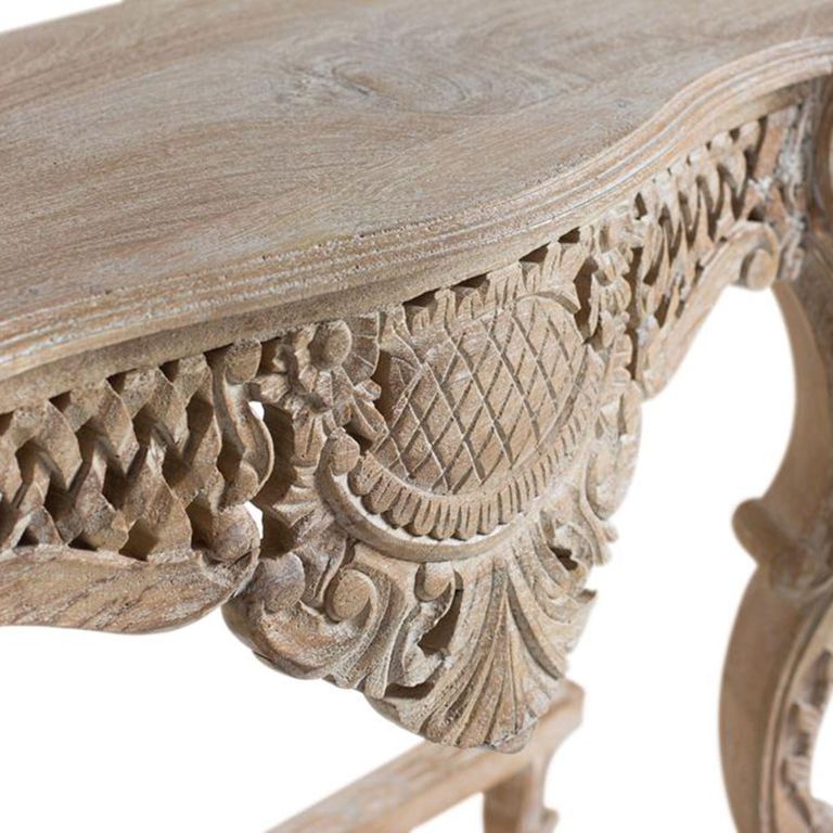 Cagliari Console Table - Carved Mango Wood