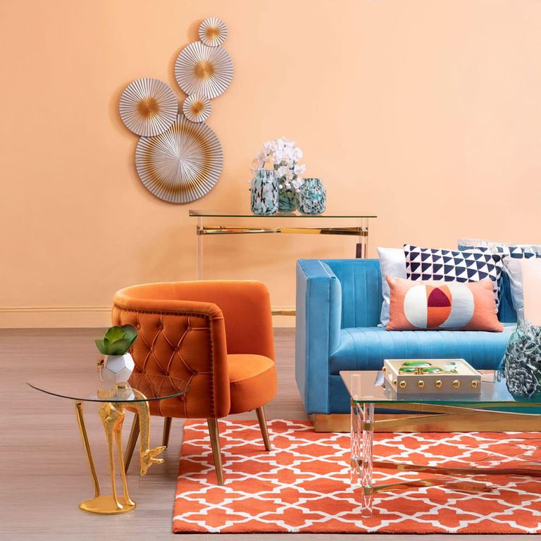 Clarence Console Table - Clear Glass with Gold Metal