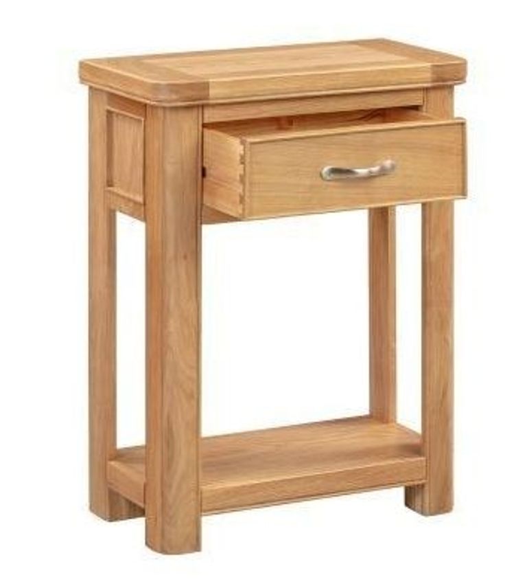 Clarion Console Table - 1 Drawer - Oak