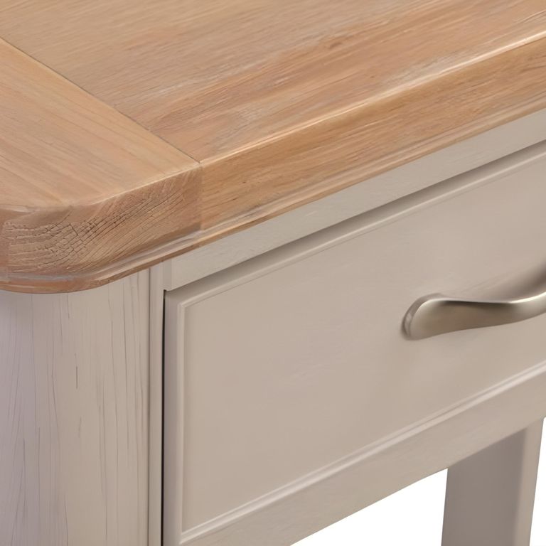 Clarion Console Table - 1 Drawer - Oak and Grey