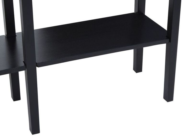 Corso Console Table - 2 Drawer - Black and Rattan