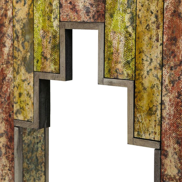 Deco Console Table - Antique Gold Wood