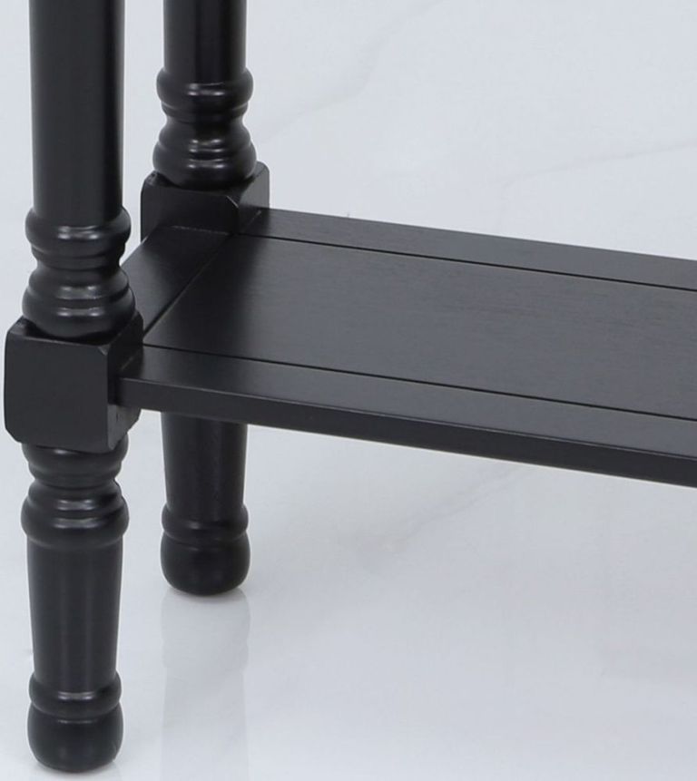 Delta Console Table - 3 Drawer - Black