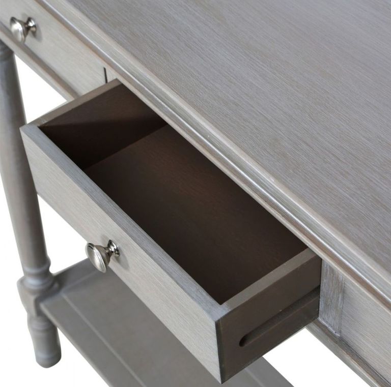 Delta Console Table - Taupe - 3 Drawer