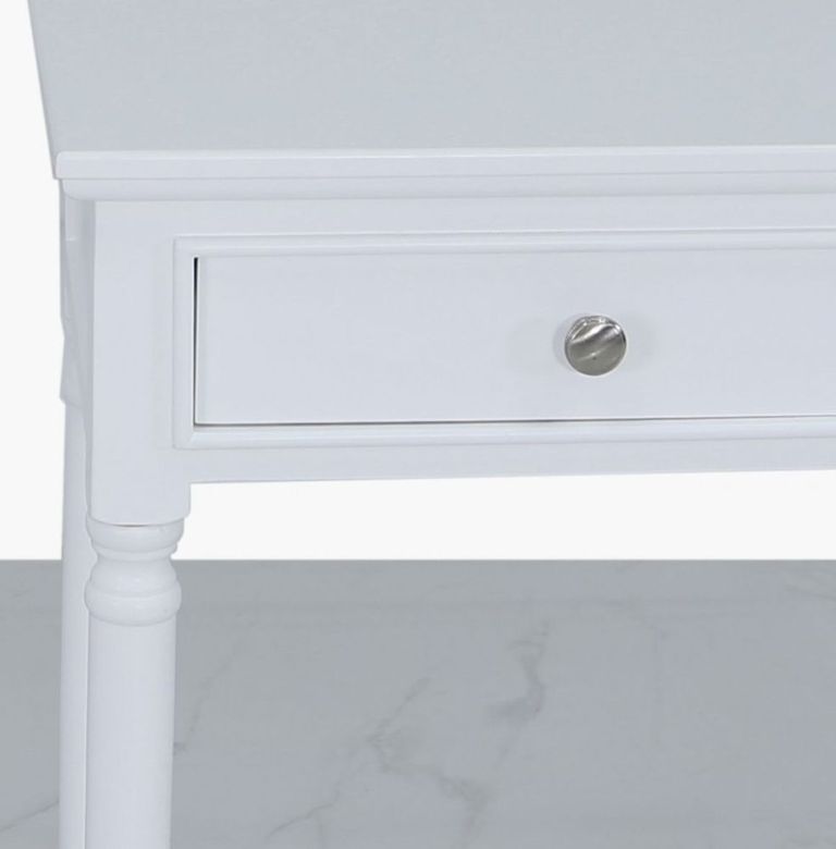Delta Console Table - 3 Drawer - White