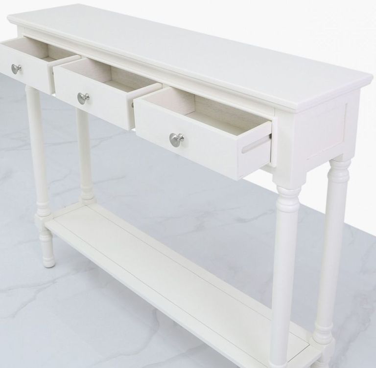 Delta Console Table - White